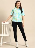 Rayon Multi Colour Casual Wear Digital Printed Readymade Top